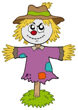 Cartoon scarecrow clipart