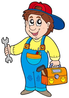 Cartoon serviceman clipart