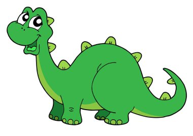 Cute dinosaur vector illustration clipart