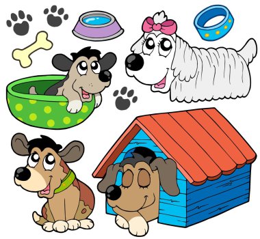 Cute dogs collection 2 clipart