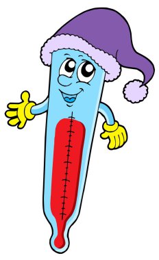 Cute thermometer clipart