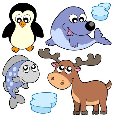 Cute winter illustration clipart