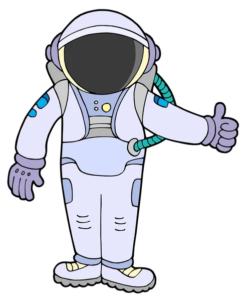 Astronauta — Vettoriale Stock