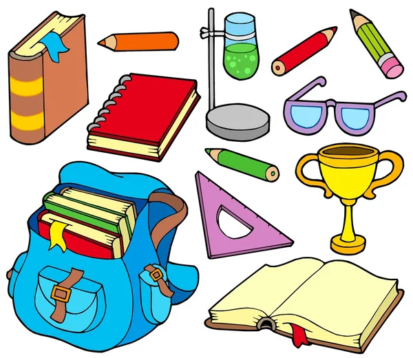 Back to school collection 4 — Stock Vector