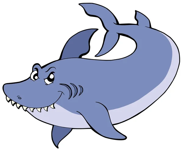 Stora blå haj — Stock vektor