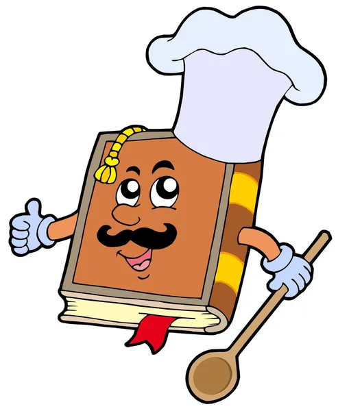 Książkę kucharską kreskówka — Wektor stockowy
