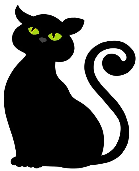 Cat silhouette — Stock Vector © clairev #2148245