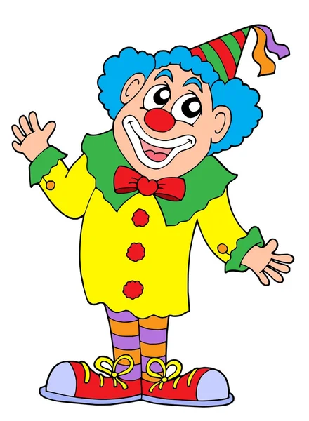 Illustration vectorielle du clown — Image vectorielle