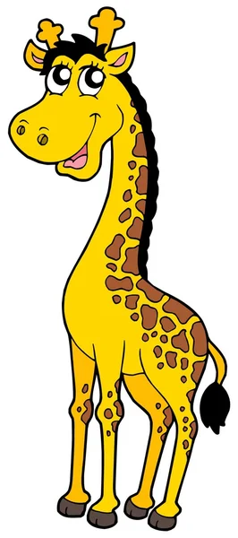Roztomilý kreslený žirafa — Stockový vektor