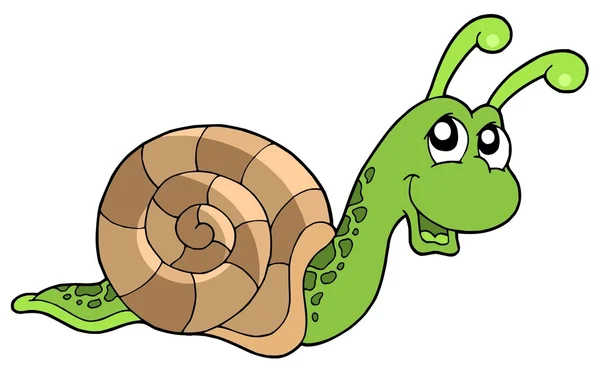 可爱的蜗牛 — 图库矢量图片