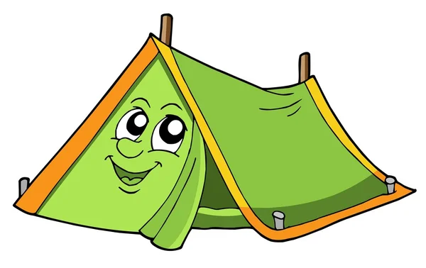 Cute tent — Stock Vector