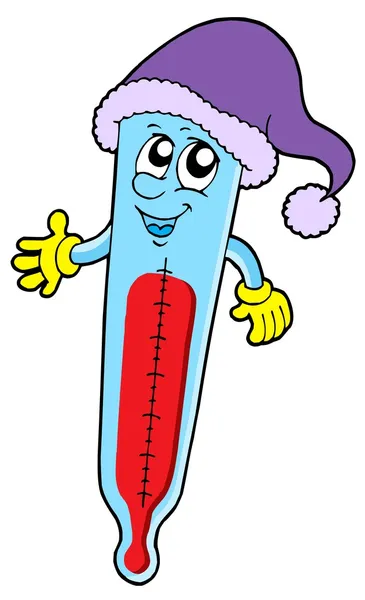 Χαριτωμένο θερμόμετρο — Διανυσματικό Αρχείο