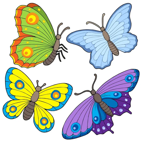Butterfly collection 2 — Stock Vector