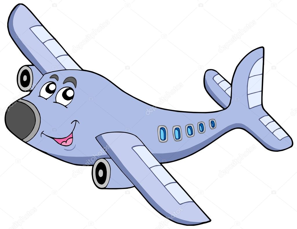 Avião dos desenhos animados imagem vetorial de clairev© 2147765