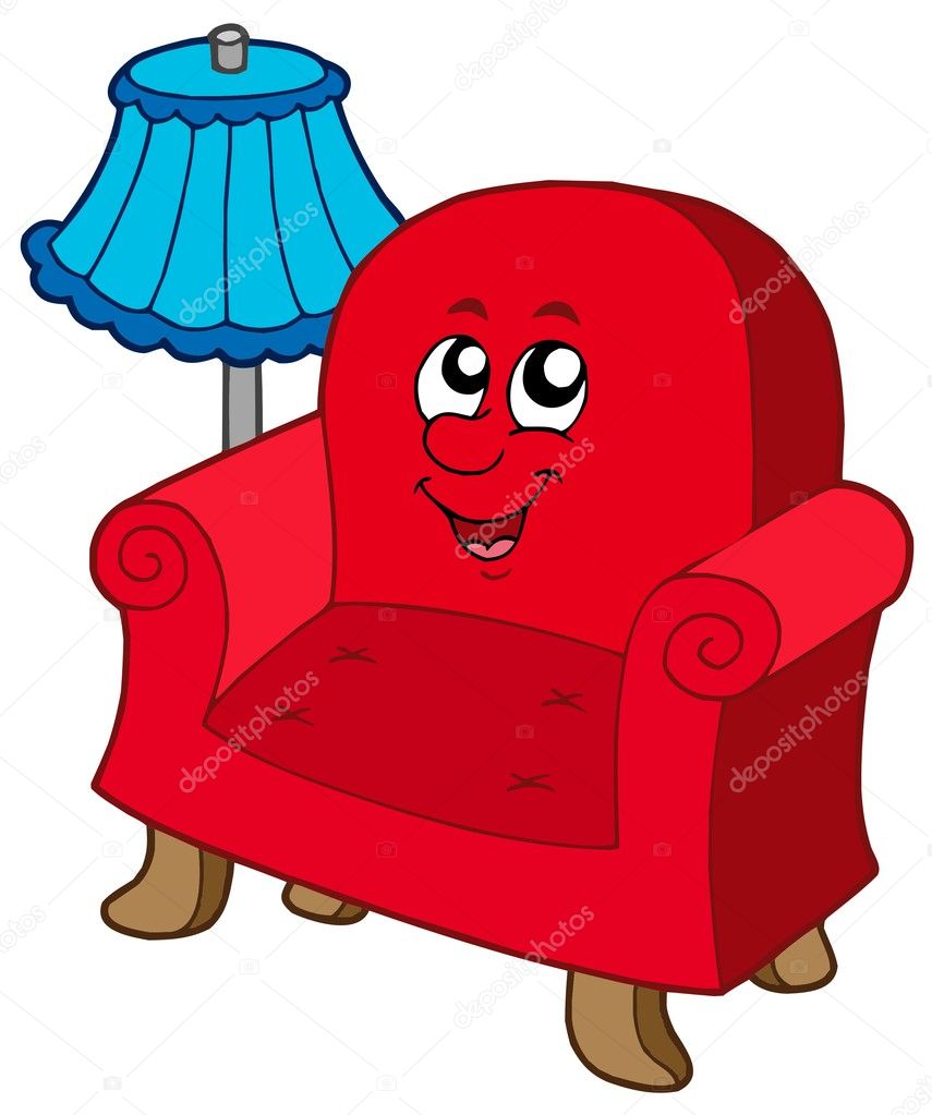  Cartoon  fauteuil  met lamp  Stockvector  clairev 2147780