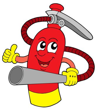 Extinguisher vector illustration clipart