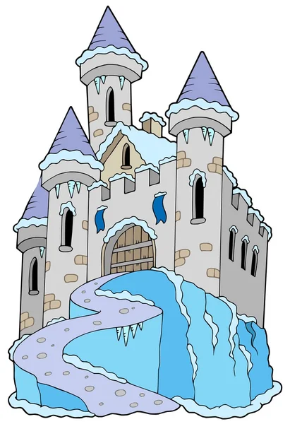 Castillo congelado — Archivo Imágenes Vectoriales