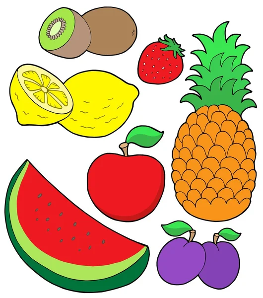 Colección de frutas 2 — Vector de stock