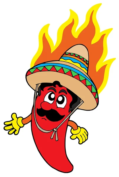 Meksykańskie chili — Wektor stockowy