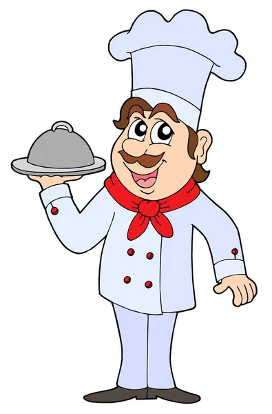 Ilustracja wektorowa szefa kuchni — Wektor stockowy