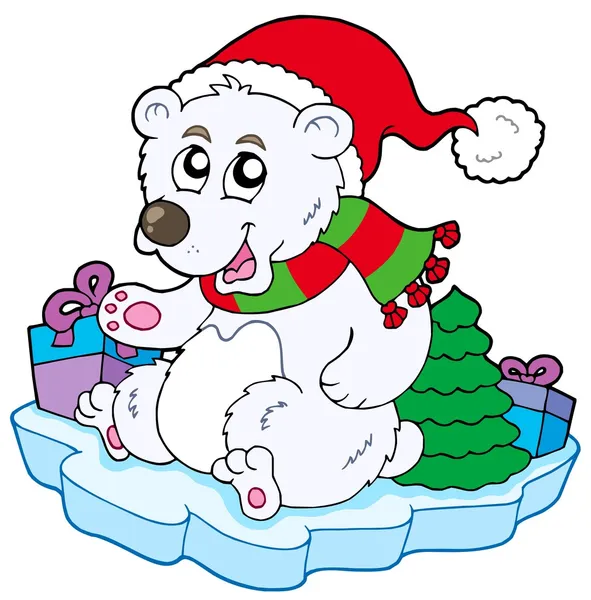 Jul isbjörn — Stock vektor