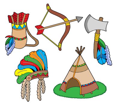 Indian collection clipart