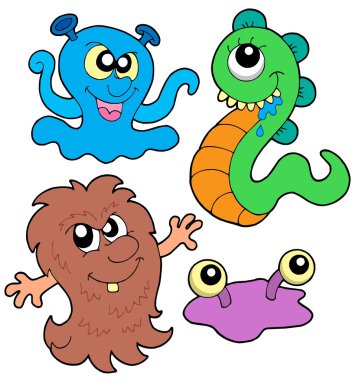 Monster collection 3 clipart