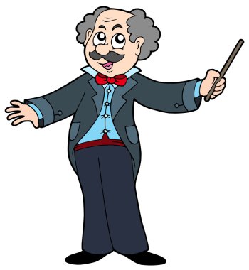 Music maestro clipart