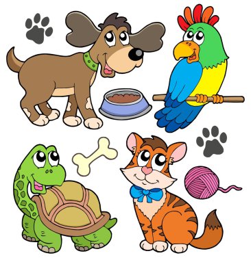 Pet collection clipart