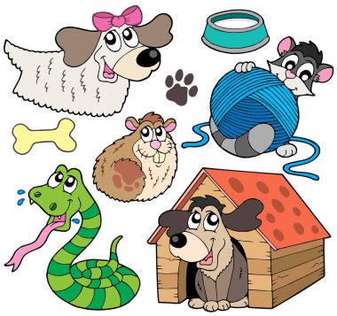 Pet collection 2 clipart