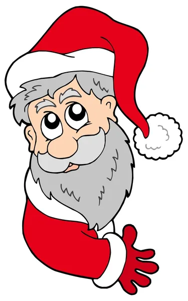Gizlenen Noel Baba — Stok Vektör
