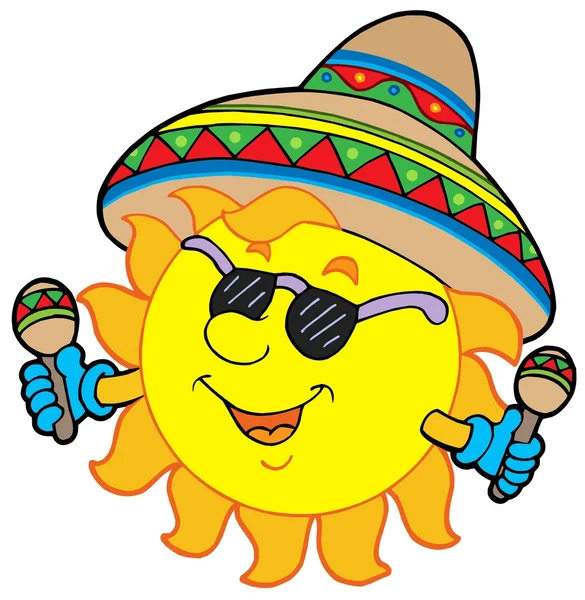 Мексиканское солнце — стоковый вектор