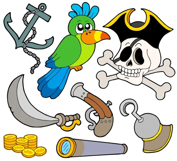 Pirate collectie 9 — Stockvector