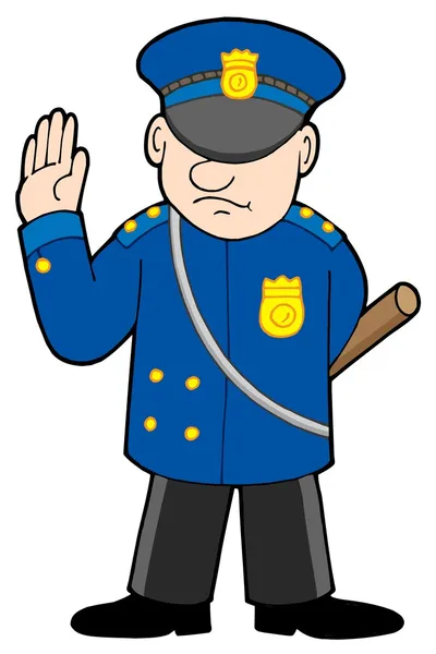 Agent de police — Image vectorielle