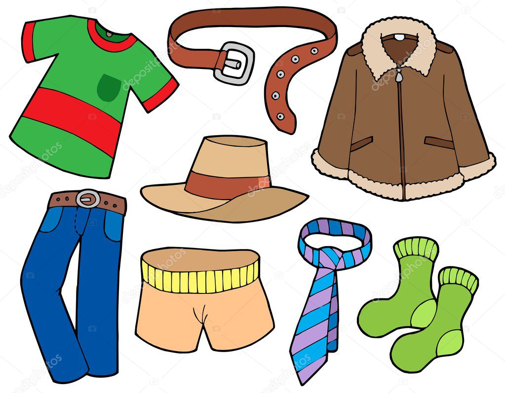 Man clothes collection Stock Vector Image by ©clairev #2259077