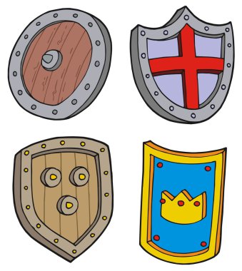 Shield collection clipart