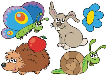 Small animals collection 7 clipart