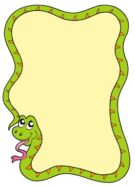 Snake frame 1 clipart