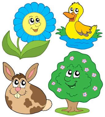 Spring collection 2 clipart