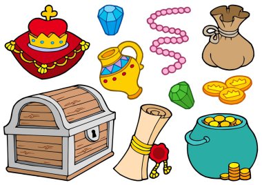 Treasure collection clipart