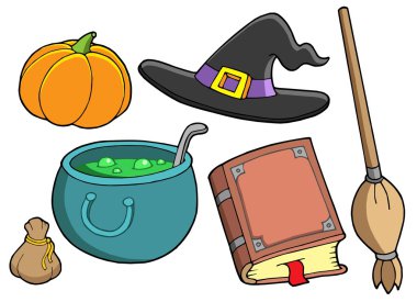 Witch tools clipart