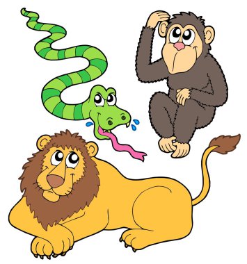 ZOO animals collection b2 clipart