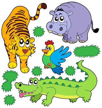 ZOO animals collection 5 clipart