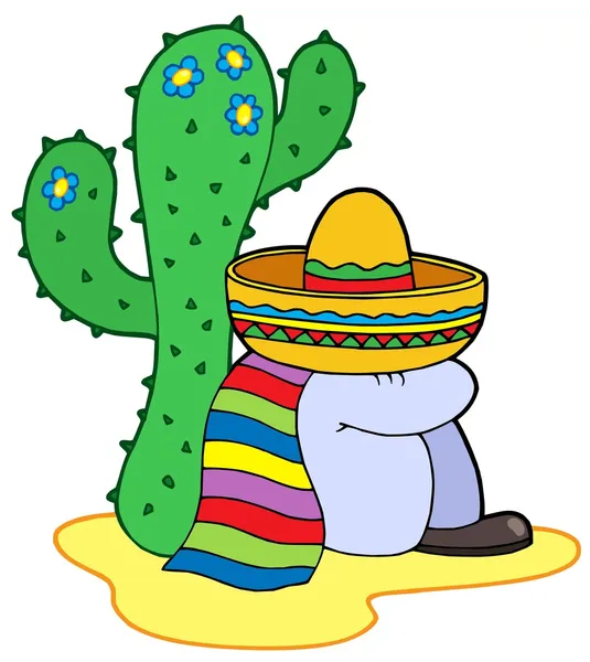 Repos mexicain — Image vectorielle