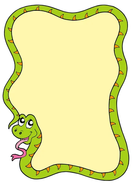 Schlangenrahmen 1 — Stockvektor