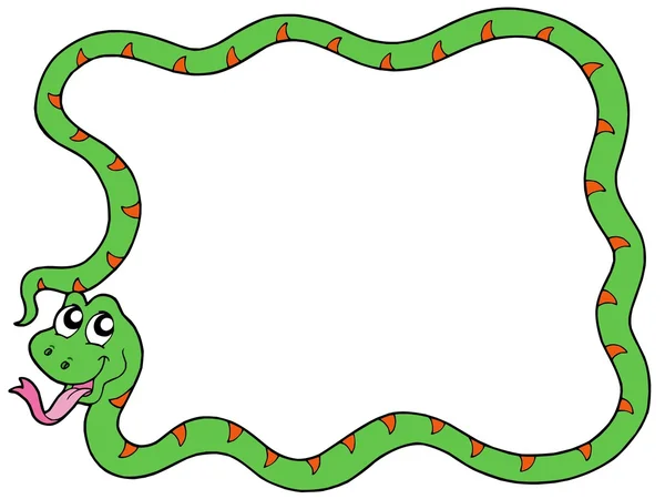 Cadre de serpent 2 — Image vectorielle