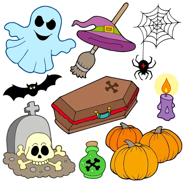 Diverses images Halloween 3 — Image vectorielle