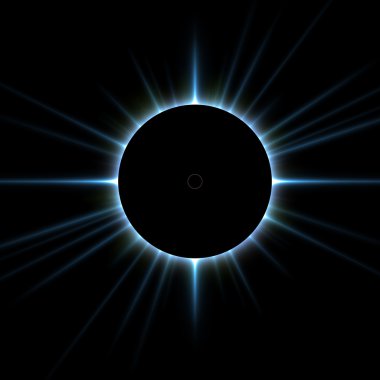 Solar eclipse clipart