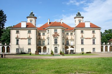 Baroque palace in Europe. clipart