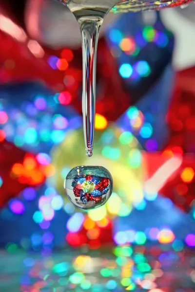 Gotas coloridas . — Fotografia de Stock